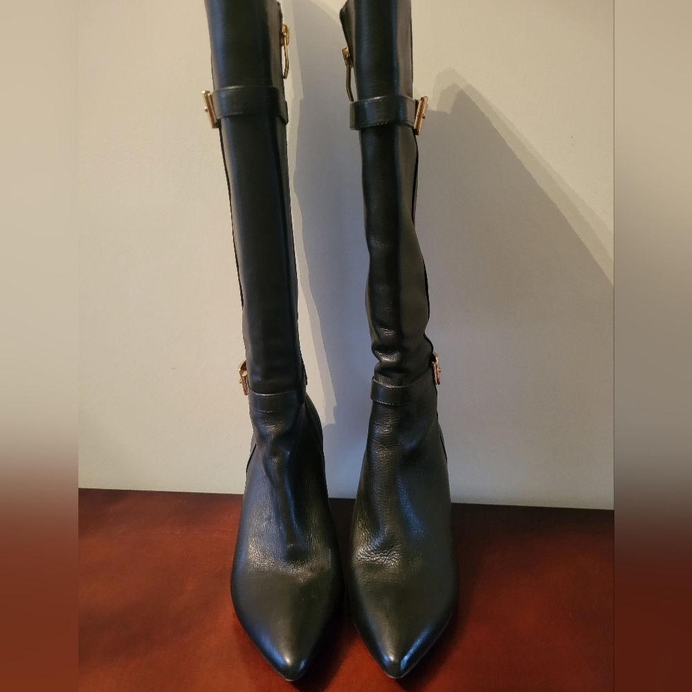 Vince Camuto Oboy Black Leather  Boots